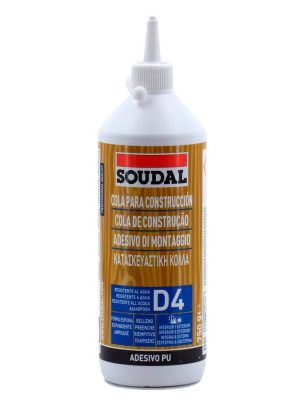 Soudal D4 PU Κόλλα Ξύλου Ταχείας Πήξης 750gr