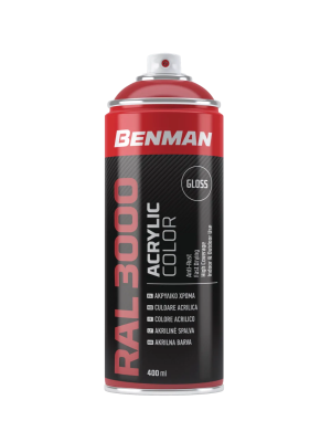 Σπρέι Κόκκινο Γυαλιστερό Benman 400ml 33461
