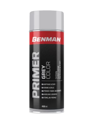 Σπρέι Αστάρι Primer Ακρυλικό Γκρι Benman 400ml 28553