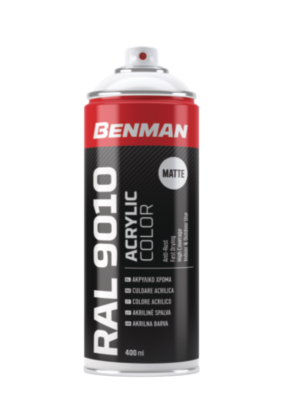Σπρέι Άσπρο Ματ Benman 400ml 28529