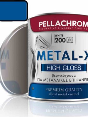 Pellachrom Metal-X Βερνικόχρωμα Αντισκωριακό Μπλε (252) 0,750lt Γυαλιστερό