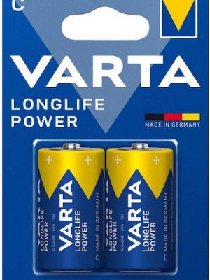 Varta LongLife Power Αλκαλικές Μπαταρίες C 1.5V 2τμχ