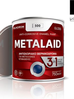 Pellachrom Metalaid Βερνικόχρωμα Αντισκωριακό Μαύρο(505) 0,750lt