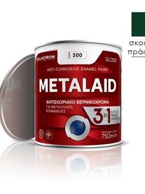 Pellachrom Metalaid Βερνικόχρωμα Αντισκωριακό Σκούρο Πράσινο(523) 0,750lt